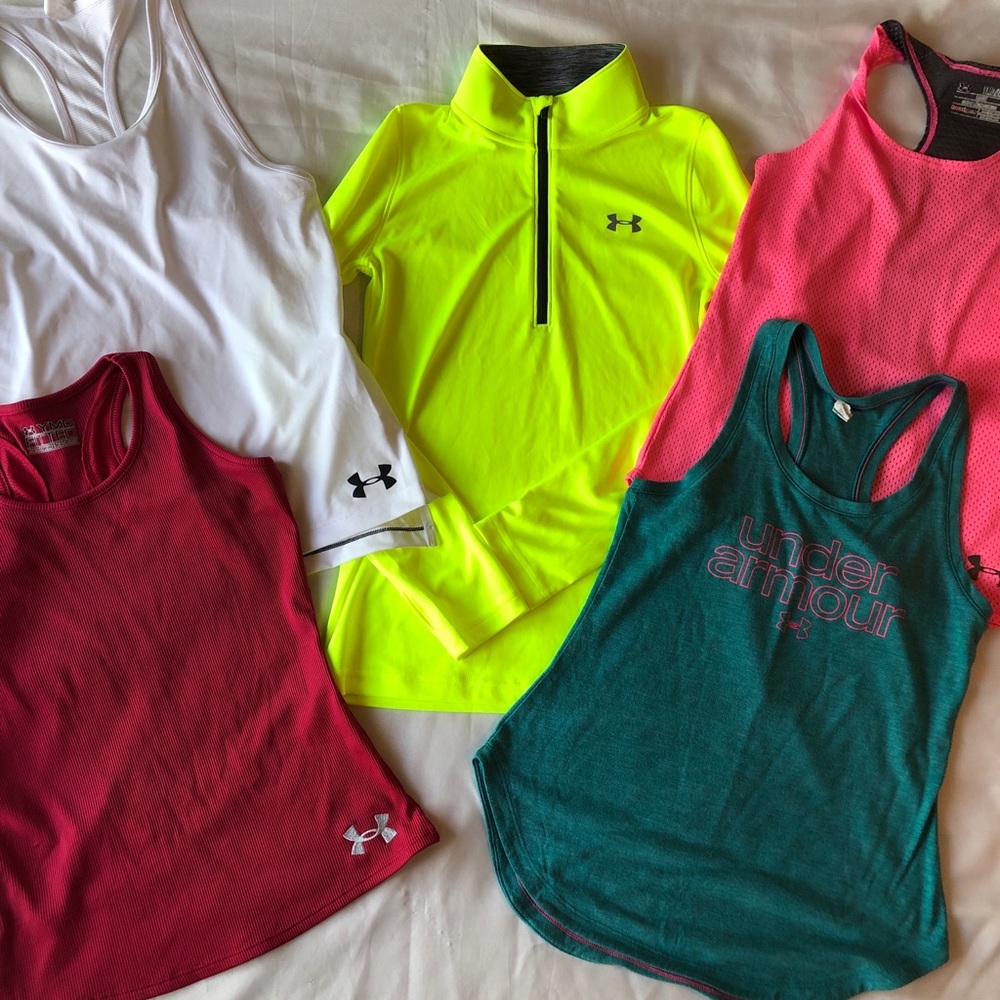 Under Armour Girls Lot of 6 YMD EXC COND